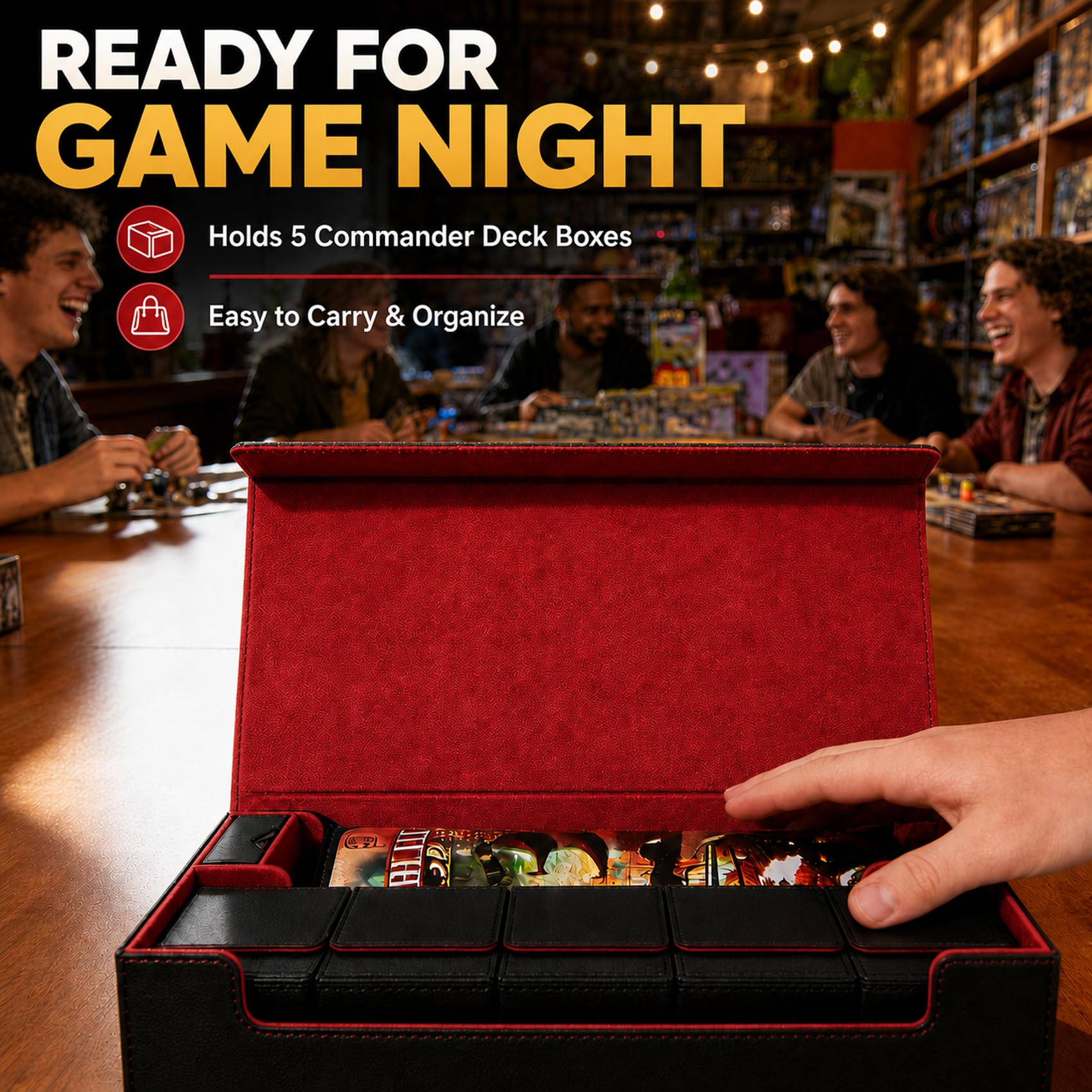 Scimi Premium Trading Card Storage Box - Holds 800+ Sleeved Cards